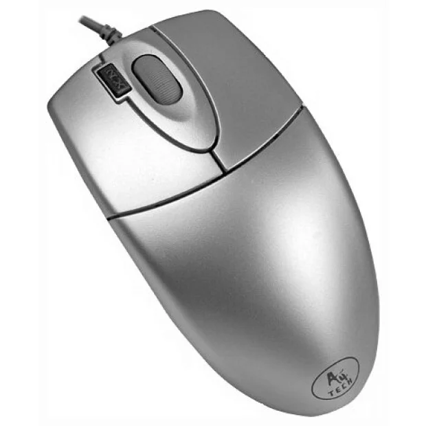 Мышь A4Tech OP-620D (серебристый)